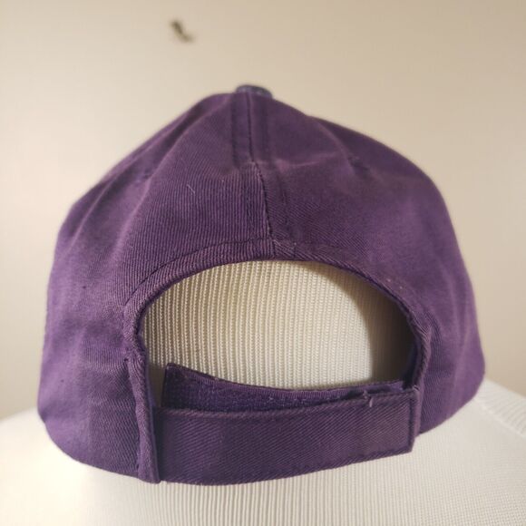 LSU Baseball Hat Captivating Headwear NCAA Purple Plaid Cap OSFA Embroidered - Picture 4 of 8